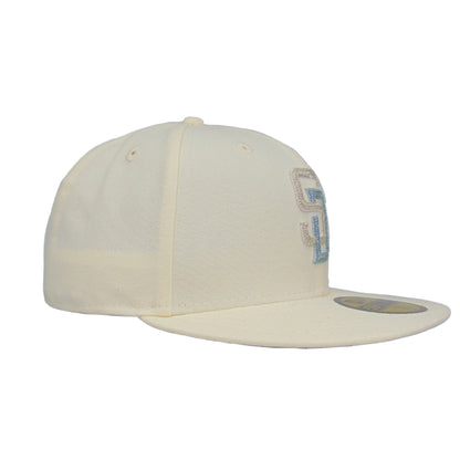 San Diego Padres Custom 59FIFTY New Era Cap Chrome