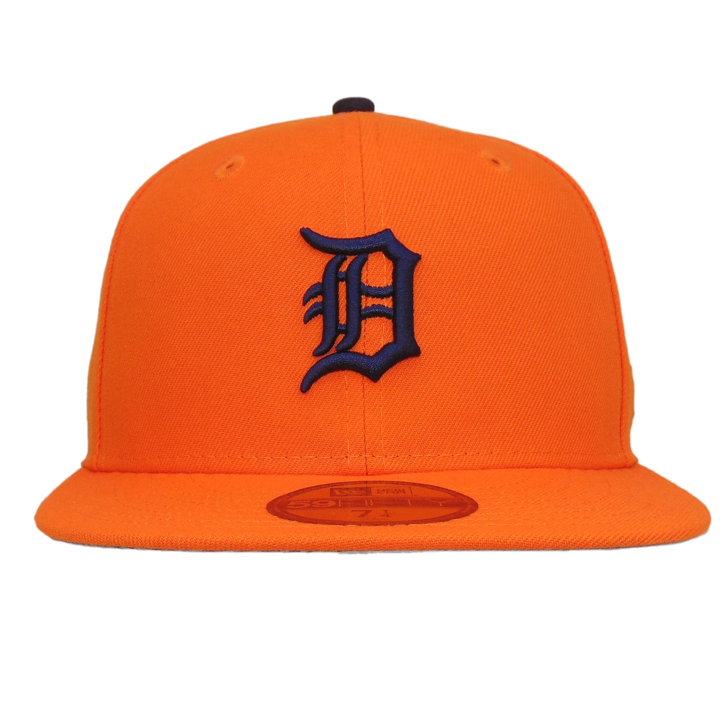 Detroit Tigers Custom New Era 59FIFTY Cap Rush Orange