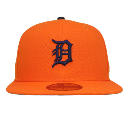 Detroit Tigers Custom New Era 59FIFTY Cap Rush Orange