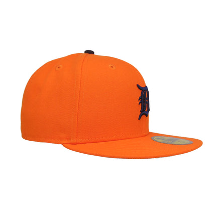 Detroit Tigers Custom New Era 59FIFTY Cap Rush Orange