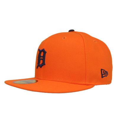 Detroit Tigers Custom New Era 59FIFTY Cap Rush Orange