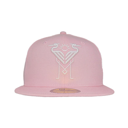 Inter Miami New Era 59FIFTY Cap pink lightpink Front View
