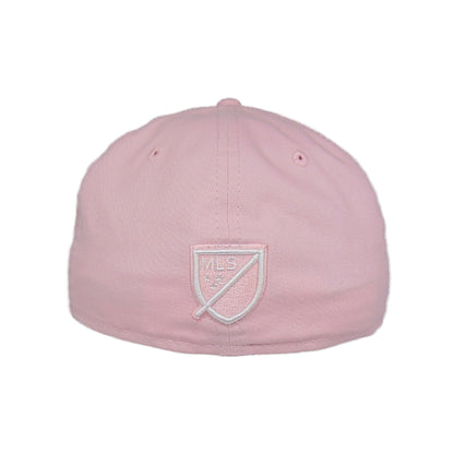 Inter Miami New Era 59FIFTY Cap pink lightpink Back View