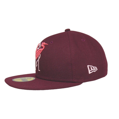 Inter Miami New Era 59FIFTY Cap Maroon maroon Side View