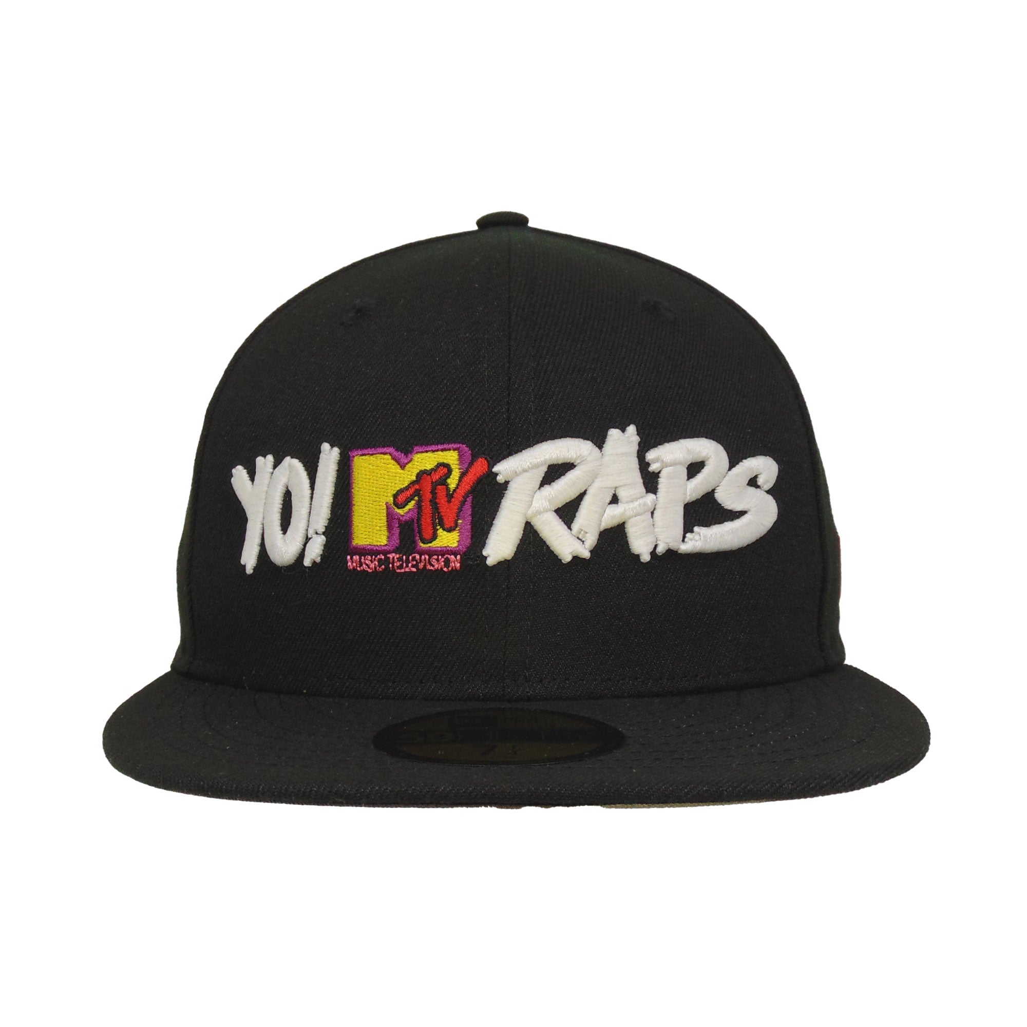YO! MTV Raps Custom New Era 59FIFTY Cap Black Glow – JustFitteds