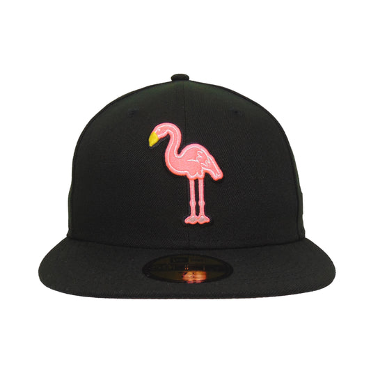 Miami Beach Flamingos Jf Custom 59FIFTY New Era Cap Black