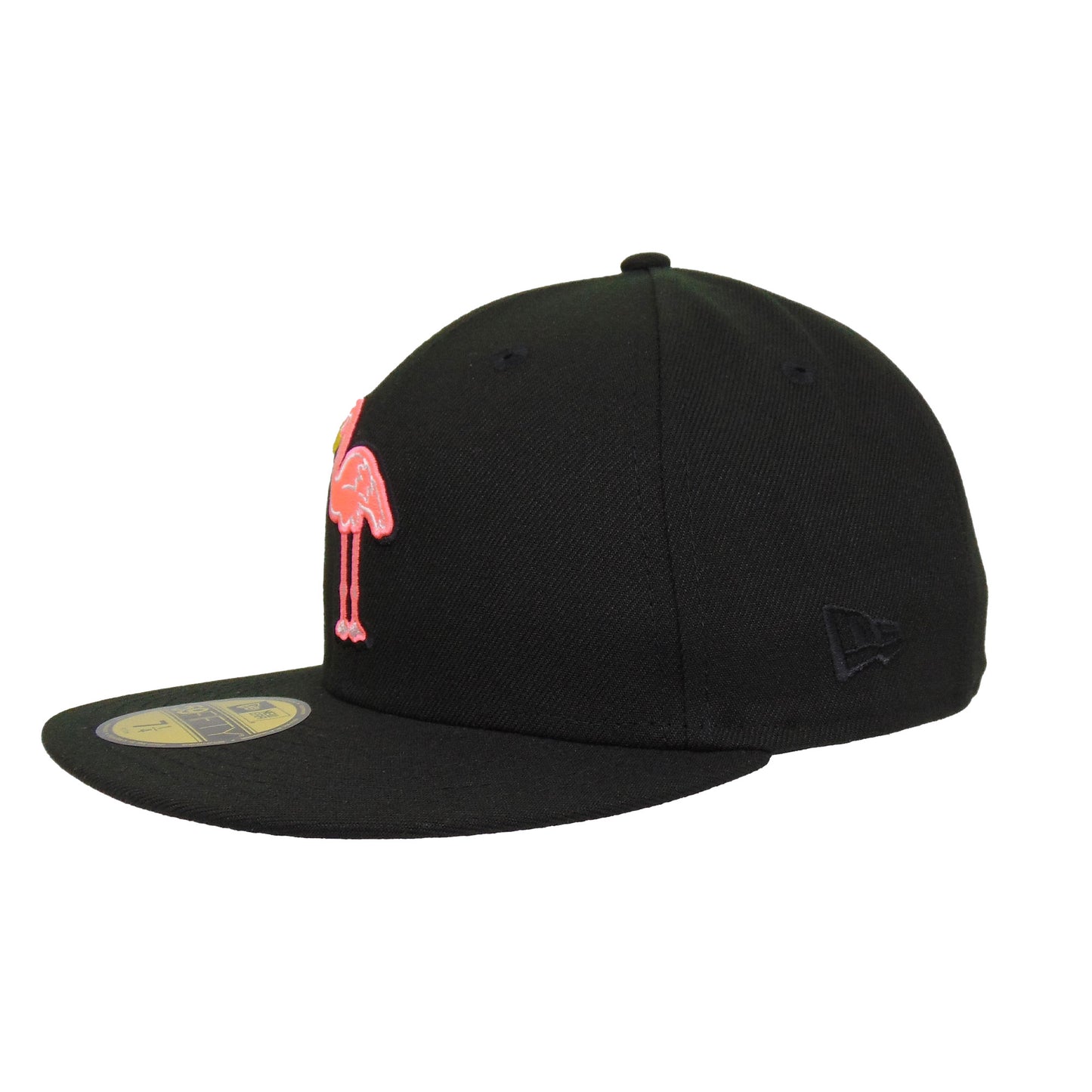 Miami Beach Flamingos Jf Custom 59FIFTY New Era Cap Black