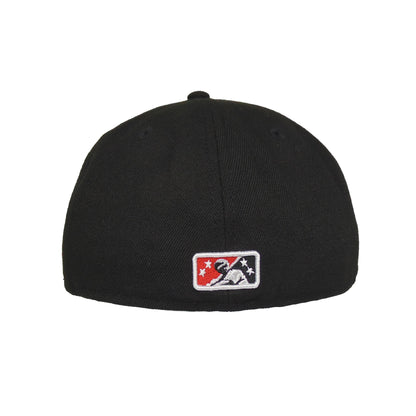 Tampa Smokers Custom New Era Cap Black black Back View