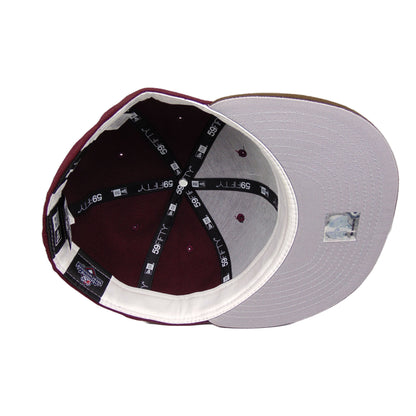 Tampa Smokers Custom New Era Cap Maroon maroon
brown Additional View