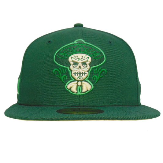 Albuquerque Isotopes Custom New Era 59FIFTY Cap Green