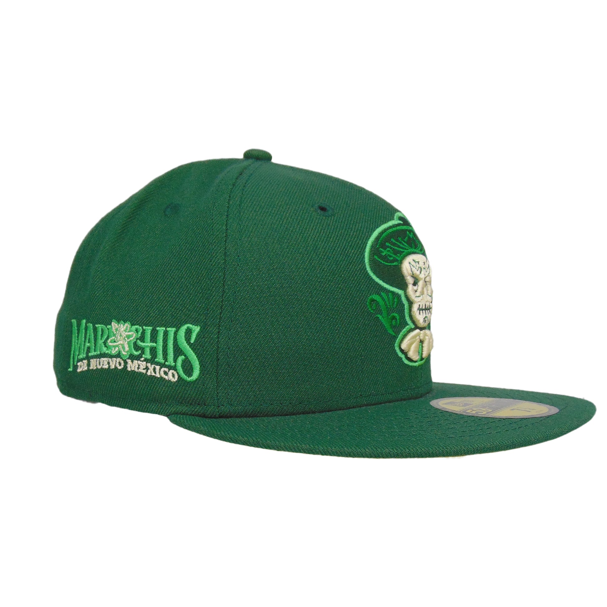 Albuquerque Isotopes Custom New Era 59FIFTY Cap Green