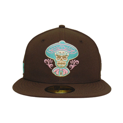 Albuquerque Isotopes Custom New Era 59FIFTY Cap Brown brown Front View