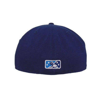 Spokane Indians Custom 59FIFTY New Era Cap chrome blue chrome
blue Undervisor View