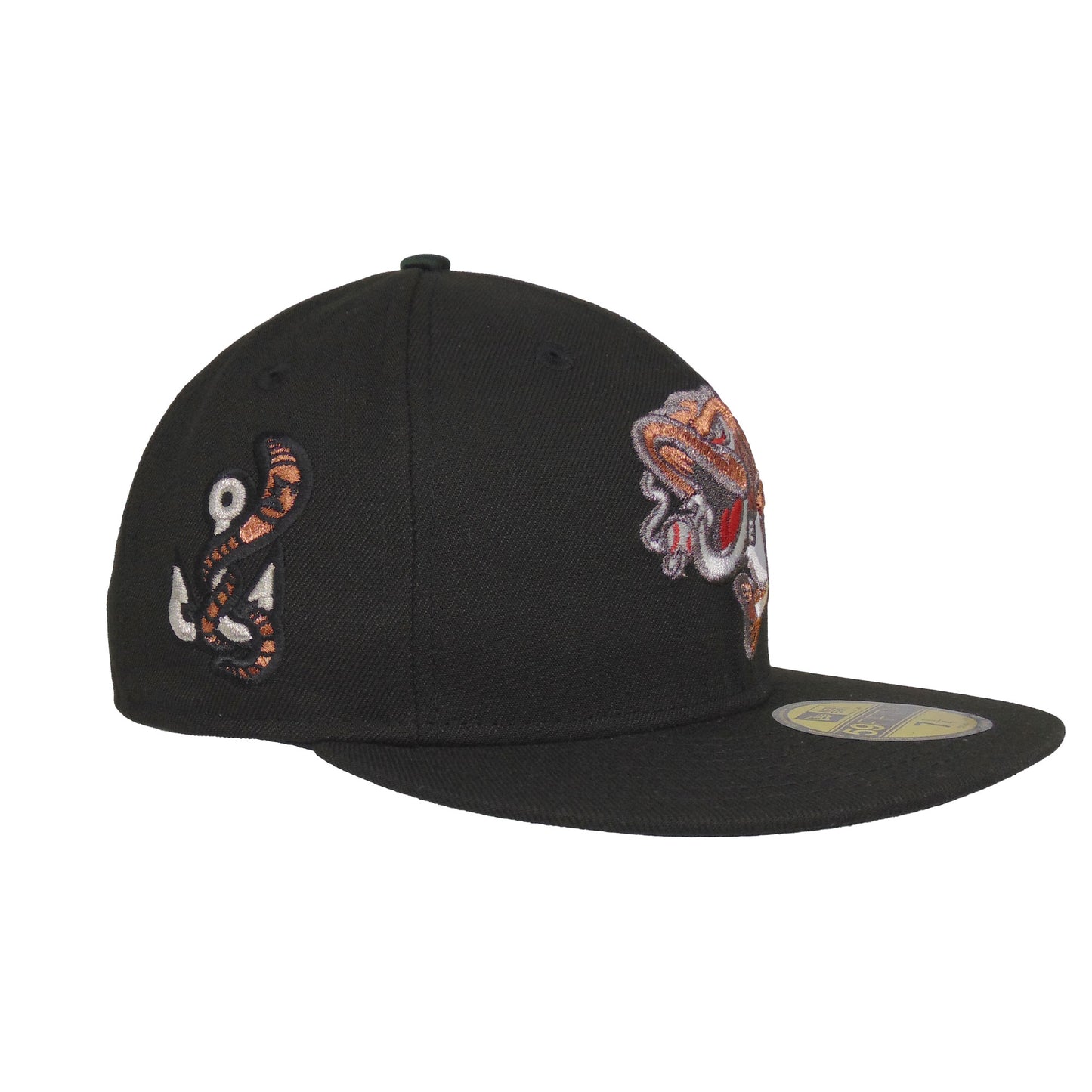 Gwinnett Stripers Jf Custom 59FIFTY New Era Cap black