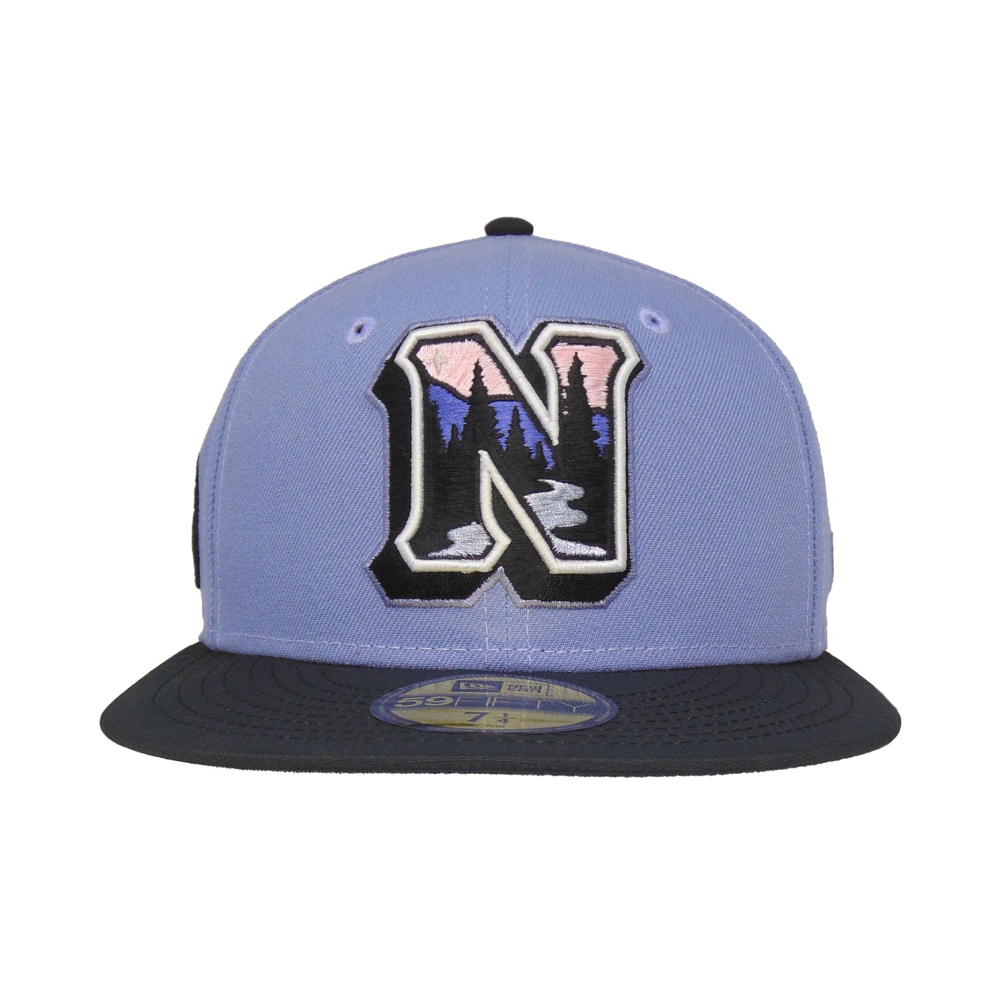 NW Arkansas Naturals Custom New Era 59FIFTY lavender