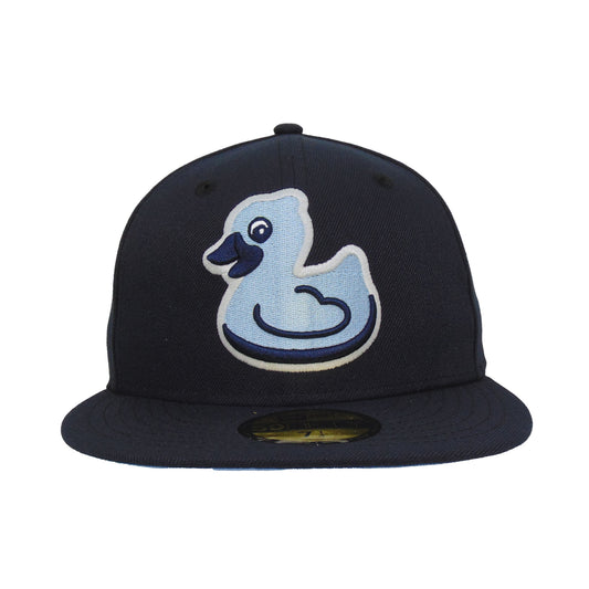 Akron RubberDucks Custom 59FIFTY New Era Cap Navy