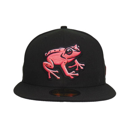 Coquis de Lehigh Valley Jf Custom New Era Cap black pink black Front View