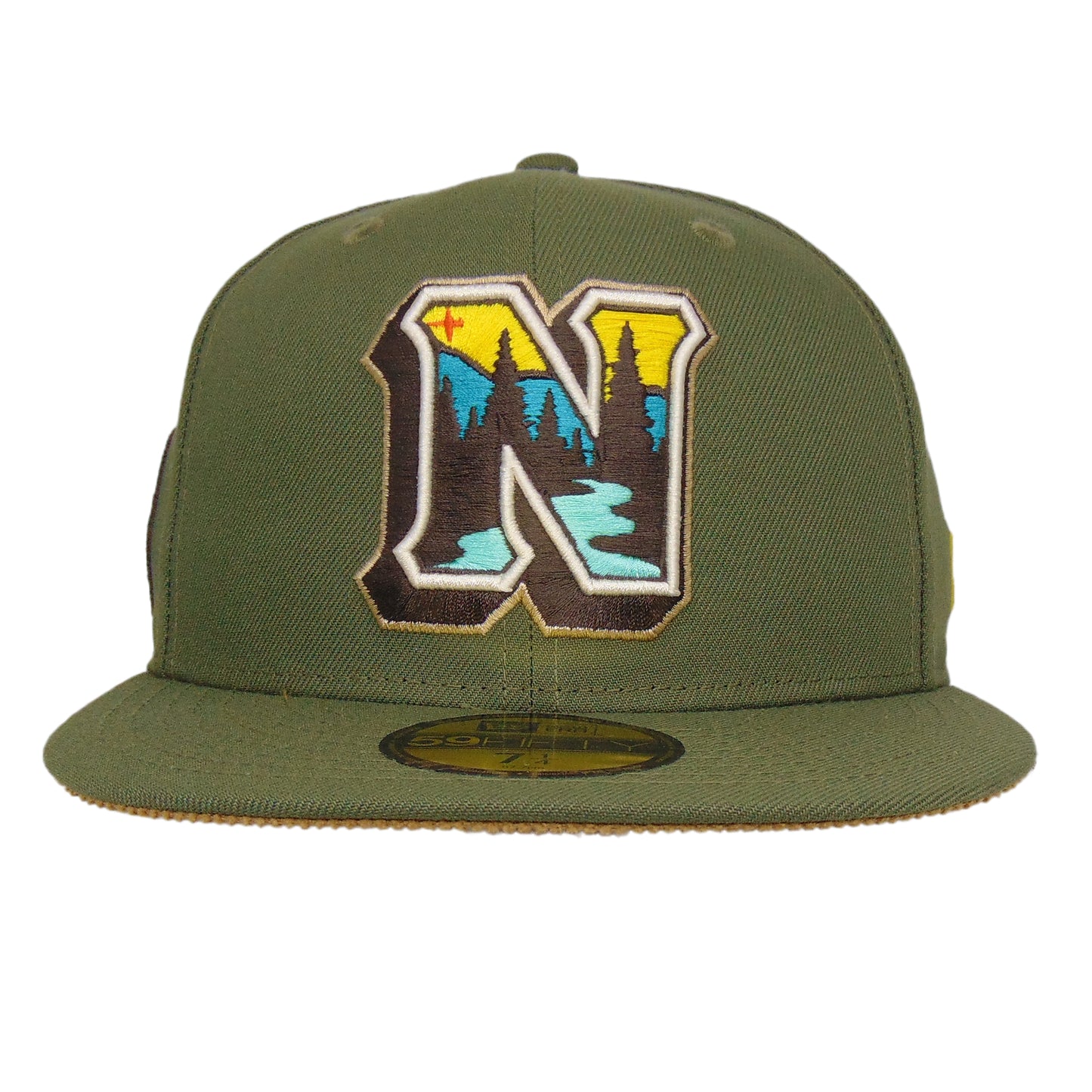 NW Arkansas Naturals Custom New Era 59FIFTY Olive