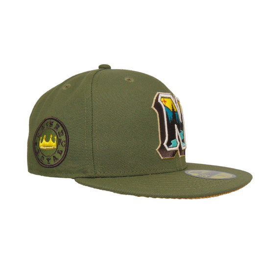 NW Arkansas Naturals Custom New Era 59FIFTY Olive