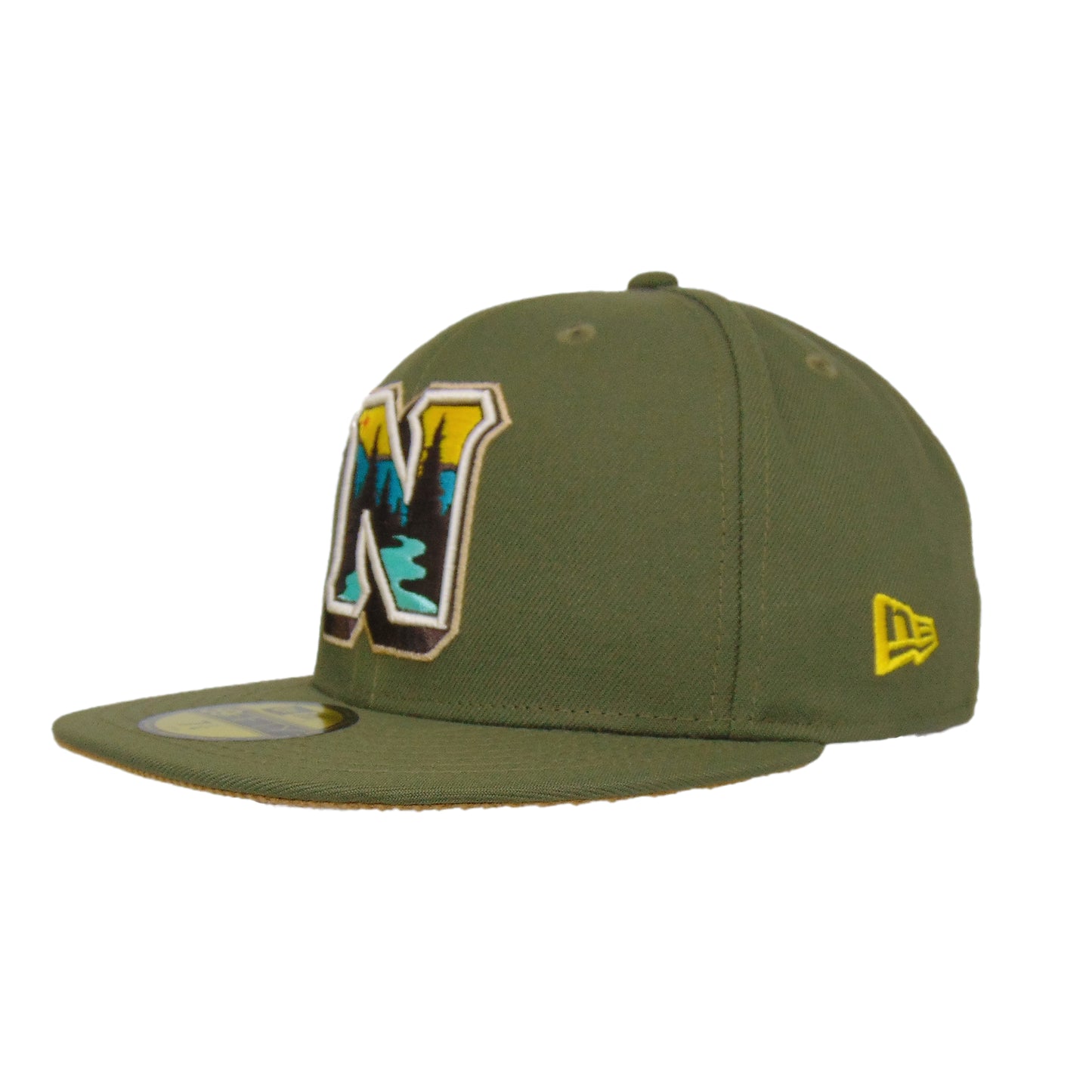 NW Arkansas Naturals Custom New Era 59FIFTY Olive