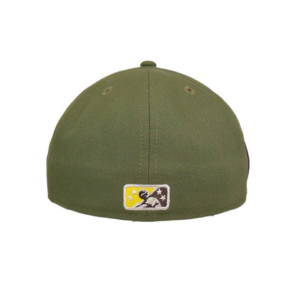 NW Arkansas Naturals Custom New Era 59FIFTY Olive