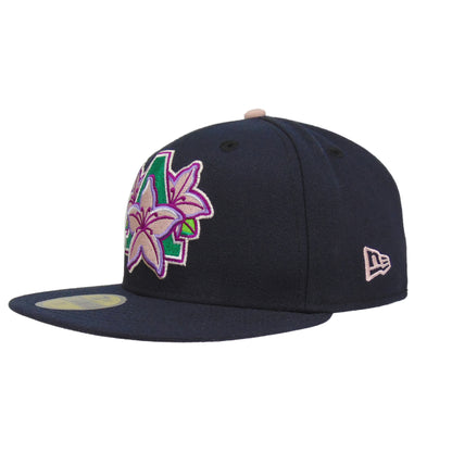 Augusta GreenJackets Azaleas JF Custom New Era 59FIFTY Cap Navy