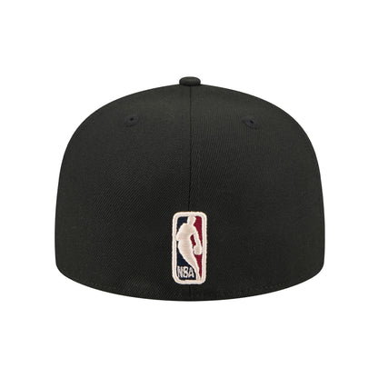 San Antonio Spurs 59FIFTY New Era Cap Black black Back View