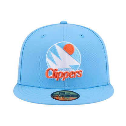 San Diego Clippers New Era 59FIFTY Cap Sky Blue sky blue Front View