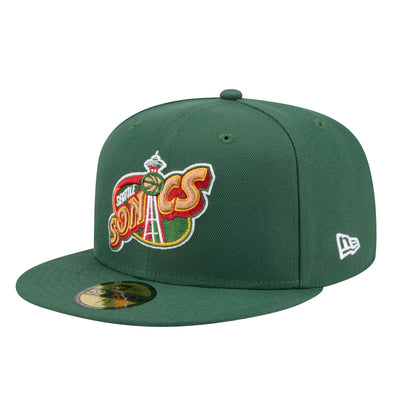 Seattle Supersonics 59FIFTY New Era Cap Green green Side View