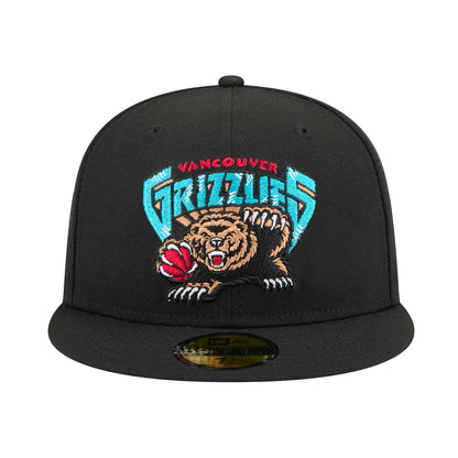 Vancouver Grizzlies 59FIFTY New Era Cap Black black Front View