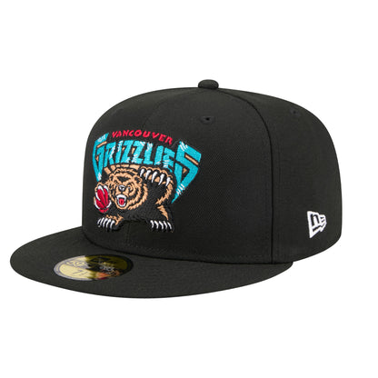 Vancouver Grizzlies 59FIFTY New Era Cap Black black Side View