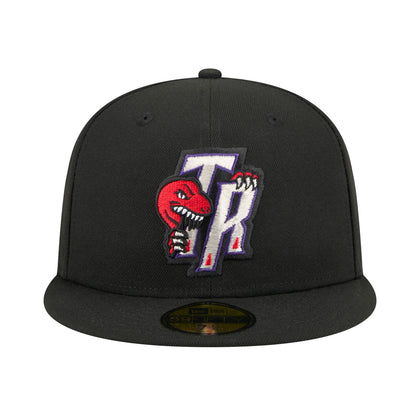 Toronto Raptors  59FIFTY New Era Cap Black black Front View