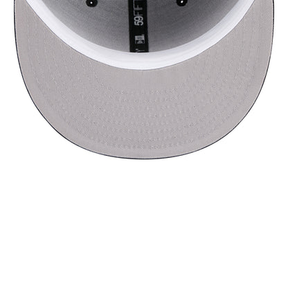 Toronto Raptors  59FIFTY New Era Cap Black black Undervisor View