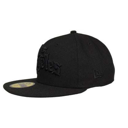 Los Angeles Clippers Custom New Era 59FIFTY Cap Blackout black Side View