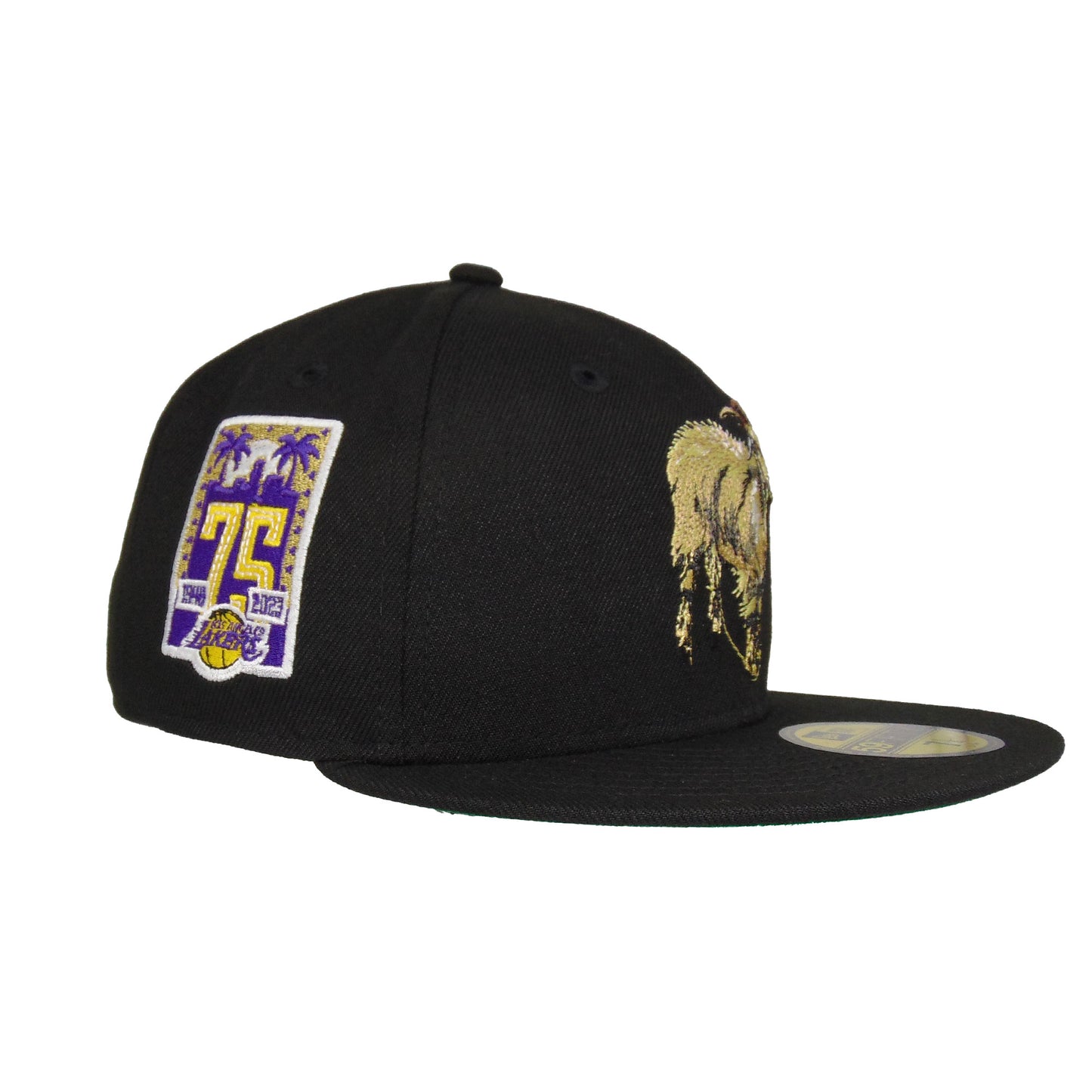 Los Angeles Lakers Custom New Era 59FIFTY Cap GOAT 75th