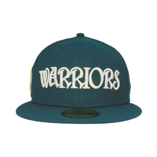 Golden State Warriors Jf Custom 59FIFTY New Era Cap dark green