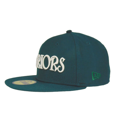 Golden State Warriors Jf Custom 59FIFTY New Era Cap dark green dark green Back View