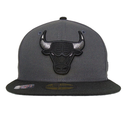 Chicago Bulls Custom New Era 59FIFTY Cap Graphit
