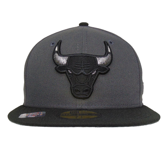 Chicago Bulls Custom New Era 59FIFTY Cap Graphit