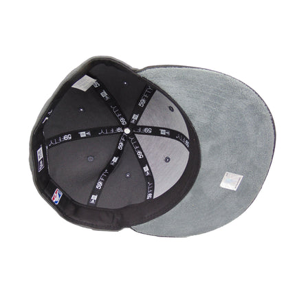 Chicago Bulls Custom New Era 59FIFTY Cap Graphit dark grey
black  Undervisor View