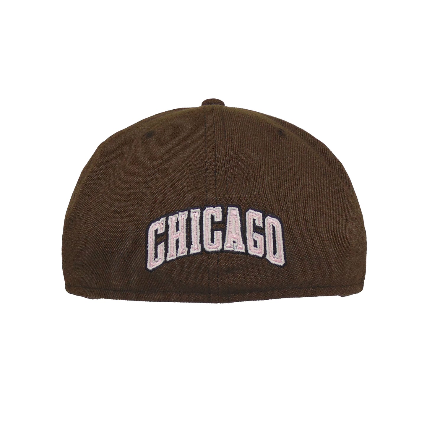 Chicago Bulls Custom New Era 59FIFTY Cap Walnut Brown