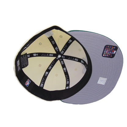 Boston Celtics Custom 59FIFTY New Era Cap Chrome green chrome
green Undervisor View