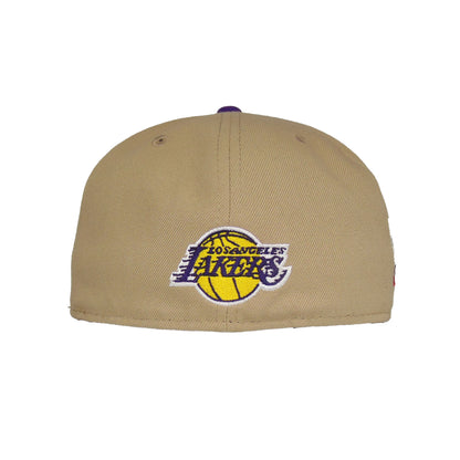 Los Angeles Lakers Custom New Era 59FIFTY Cap Camel Purple Camel
purple Undervisor View