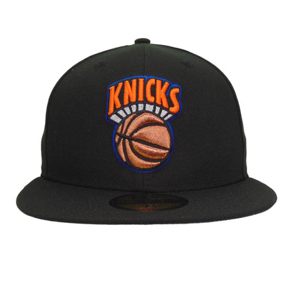 New York Knicks Custom 59FIFTY New Era Cap Black