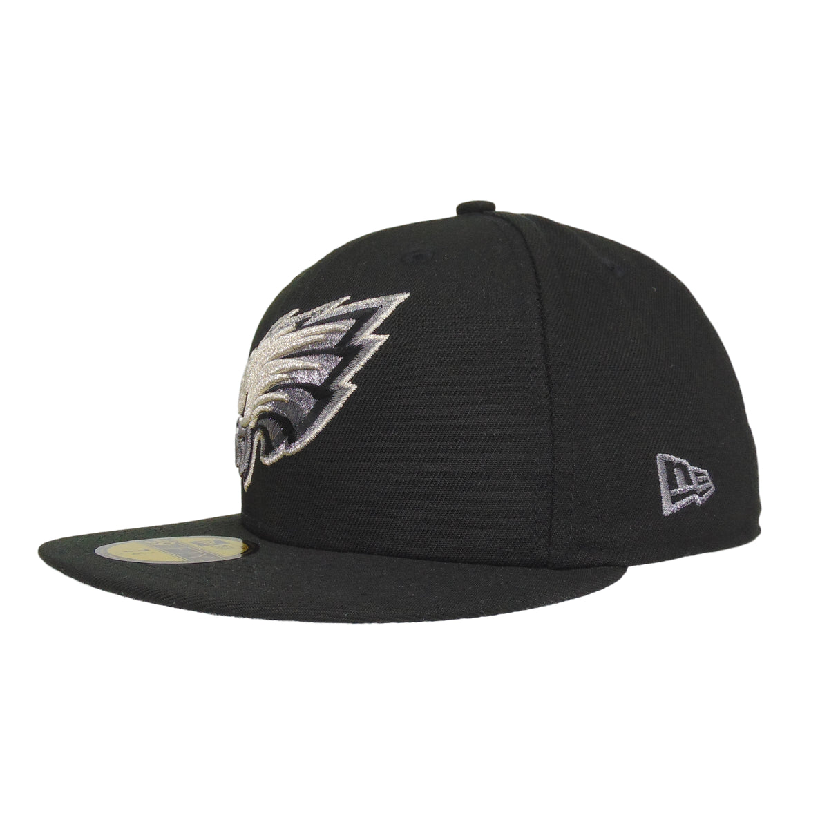 Philadelphia Eagles Custom New Era 59FIFTY Cap Black 75 Seasons