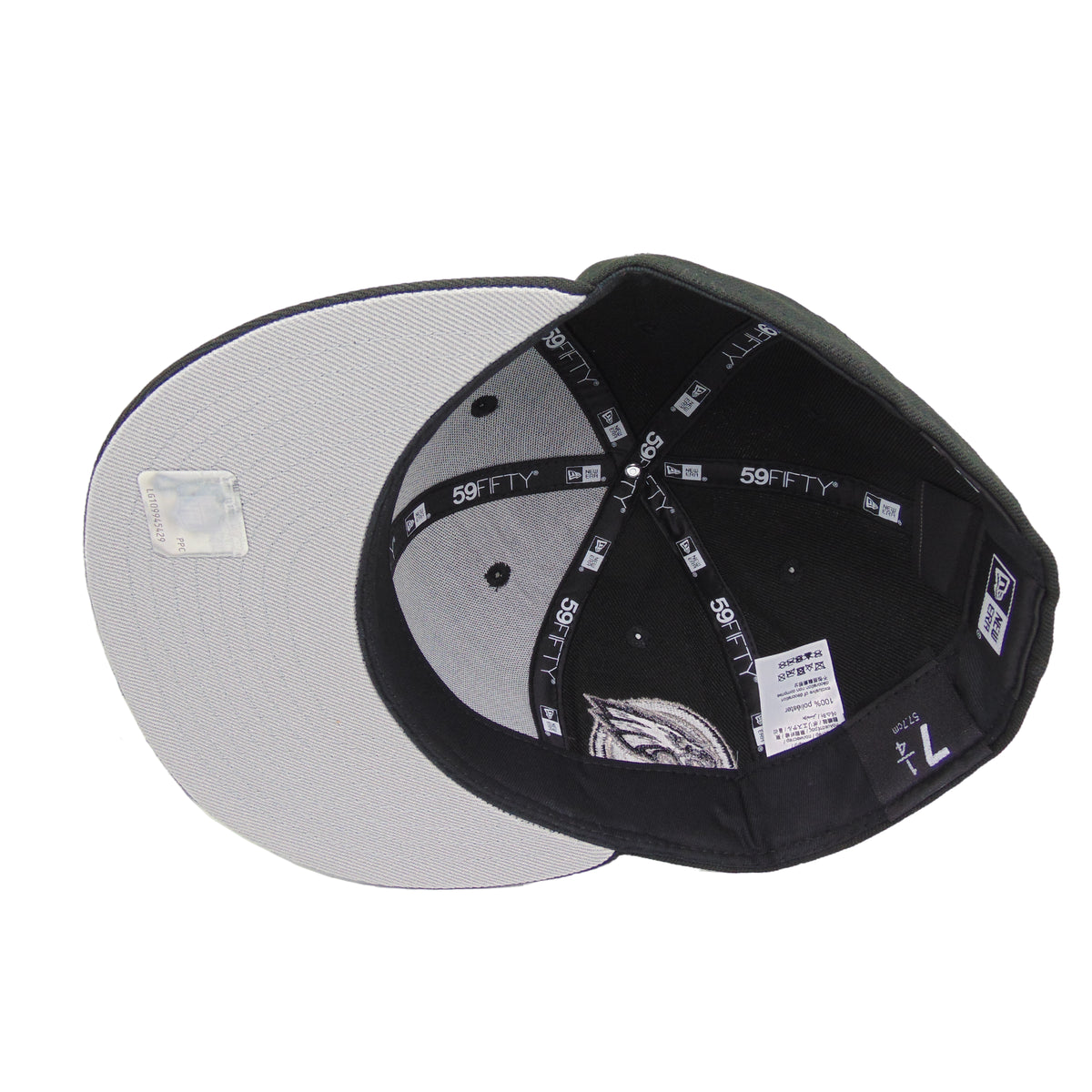 Philadelphia Eagles Custom New Era 59FIFTY Cap Black 75 Seasons