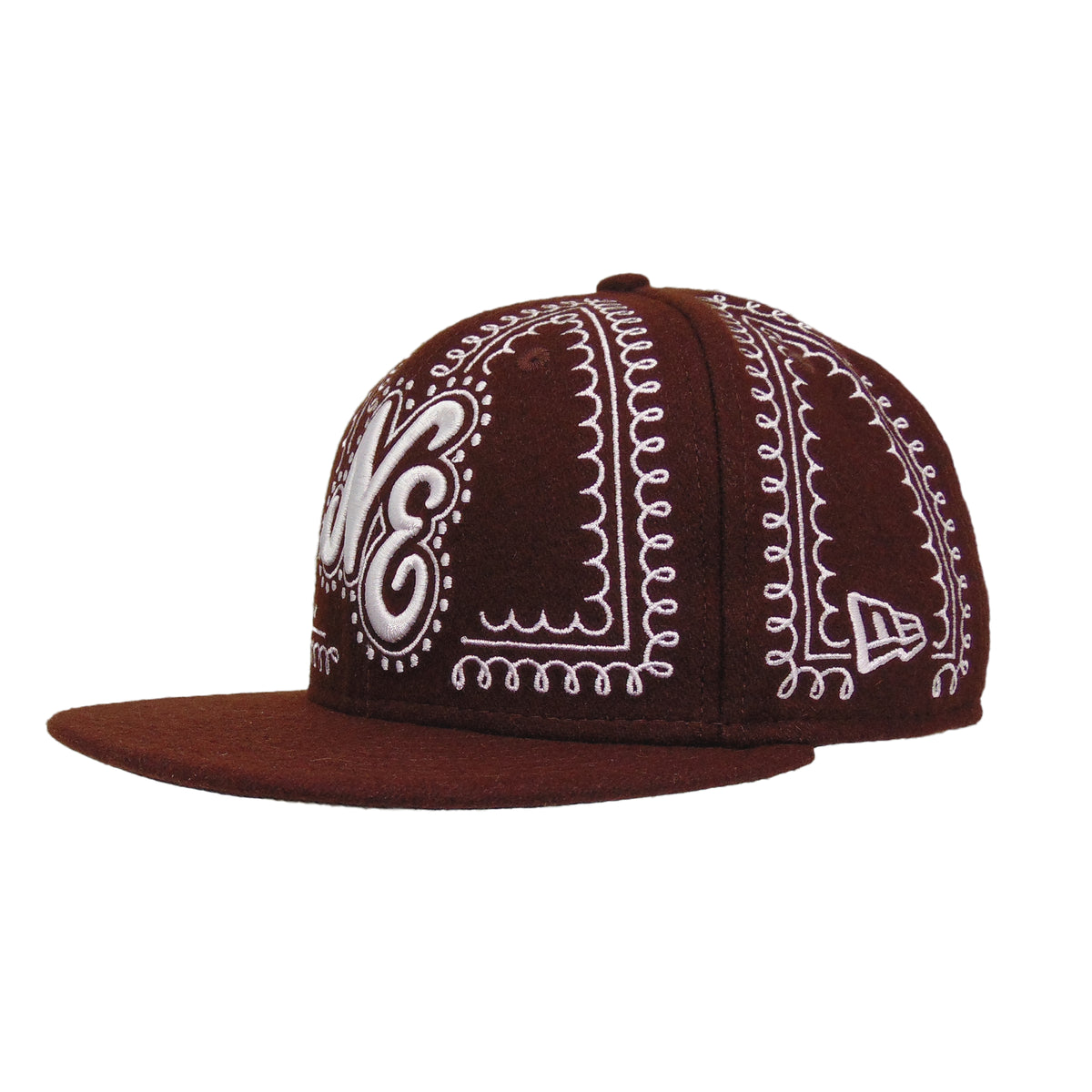 New Era Script 59FIFTY Gingerbread Brown Cap