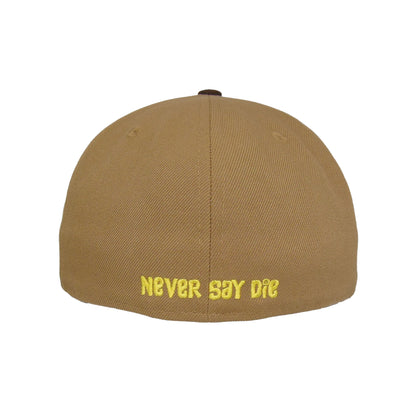 JustFitteds exclusive Goonies Bike Club New Era 59FIFTY Cap wheat
brown
yellow
orange Back View