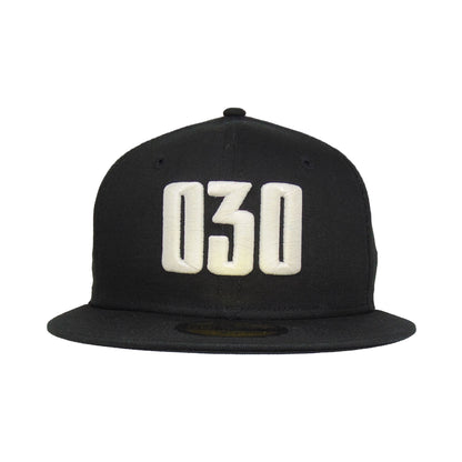 JustFitteds 030 59FIFTY New Era Cap Black black Front View