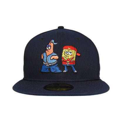 Sponge Bob New Era 59FIFTY Cap Navy navy Front View